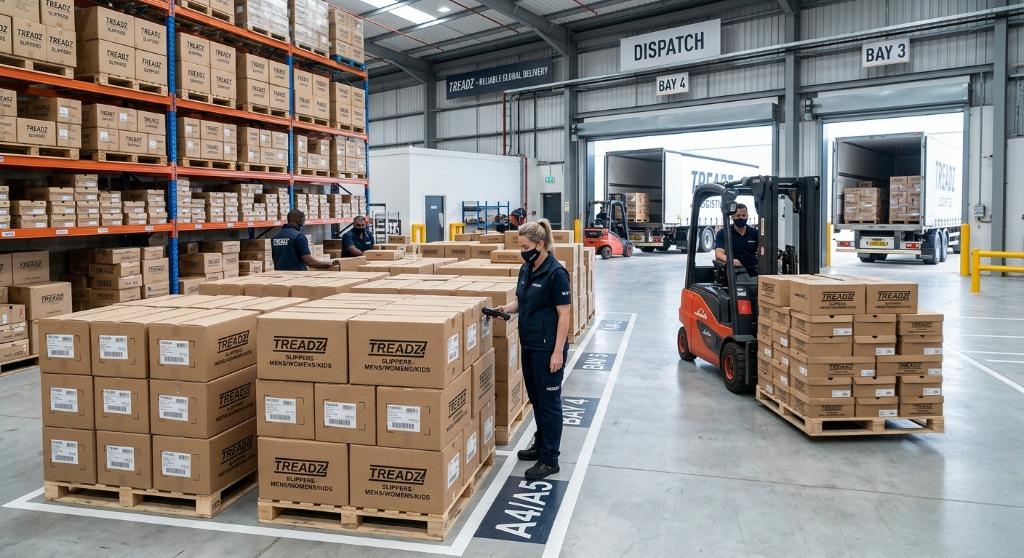 TREADZ warehouse dispatch floor